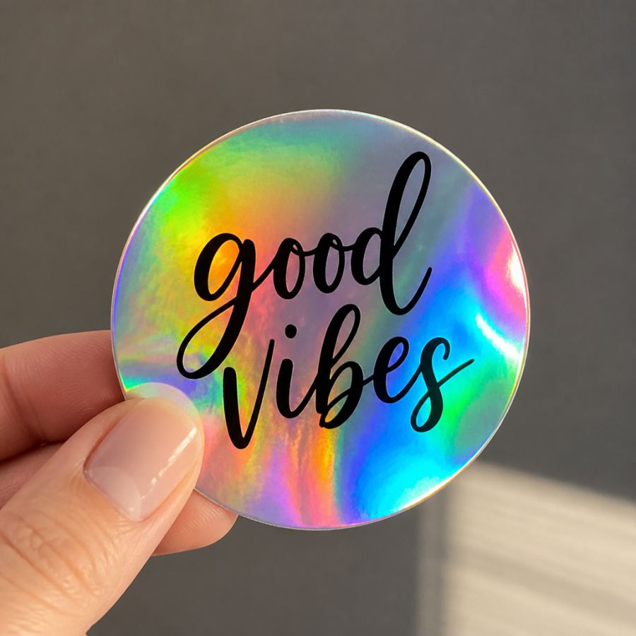 Sticker holográfico