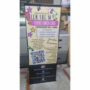 Banner 160 x 60 cm.